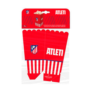 Red and white box crest and Atleti 3 pieces